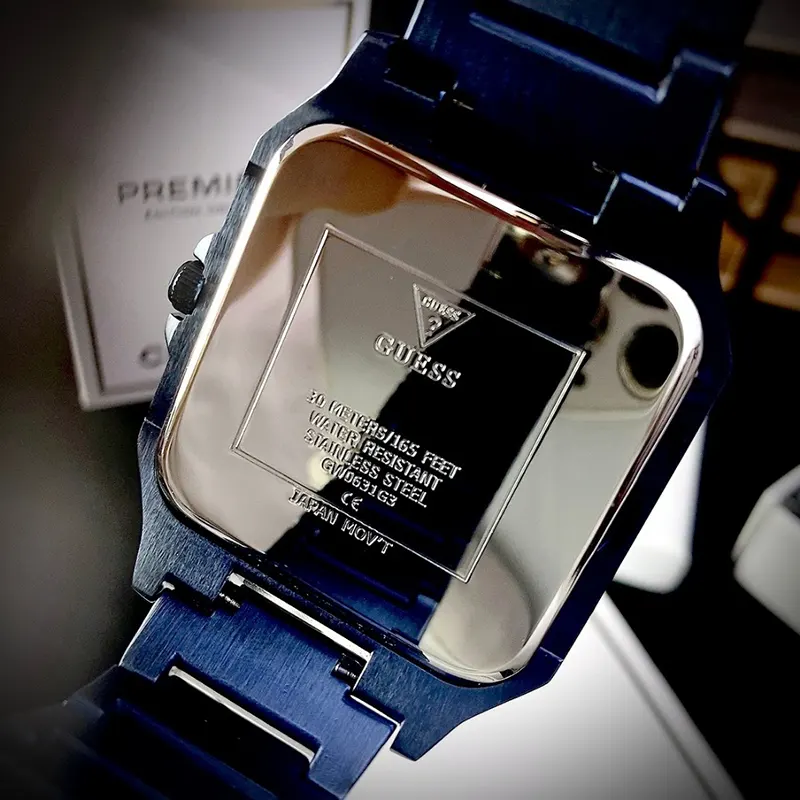 Guess Integrity Blue Trendy Multi-function Men’s Watch- GW0631G3